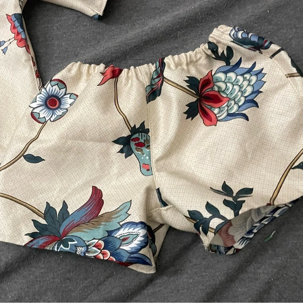 Baby Matching Set in Cream and Blue - Picture 2 of 5